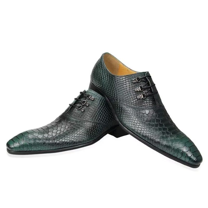 Formelle Herrenschuhe Hochzeits-brogues - Grün