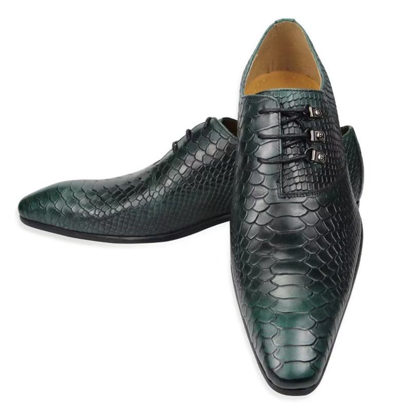 Formelle Herrenschuhe Hochzeits-brogues - Grün