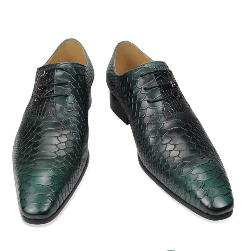 Formelle Herrenschuhe Hochzeits-brogues - Grün