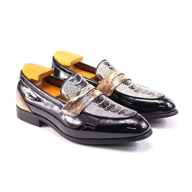 Formelle Herrenschuhe Klassische Elegante Brogues - Schwarz