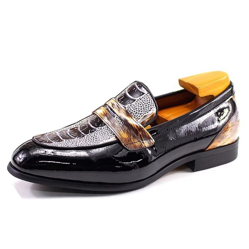 Formelle Herrenschuhe Klassische Elegante Brogues - Schwarz