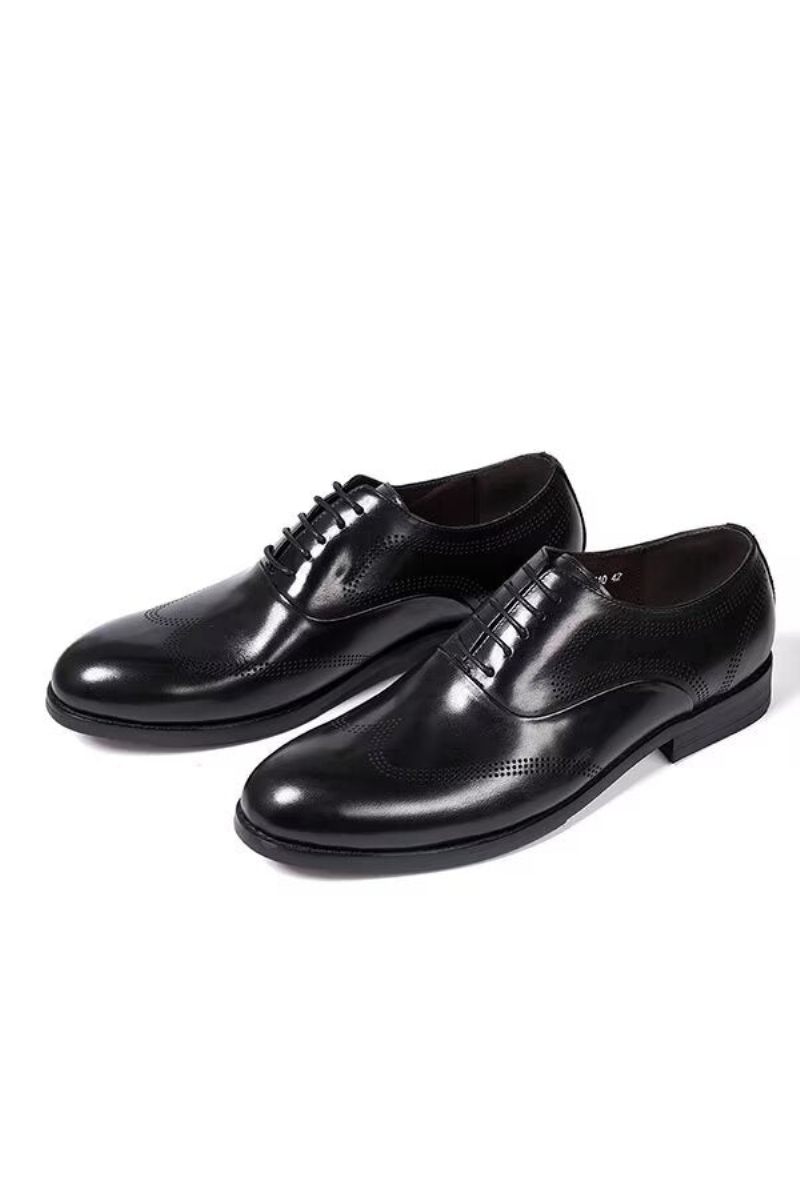 Formelle Herrenschuhe Klassische Elegante Lederschuhe - Schwarz