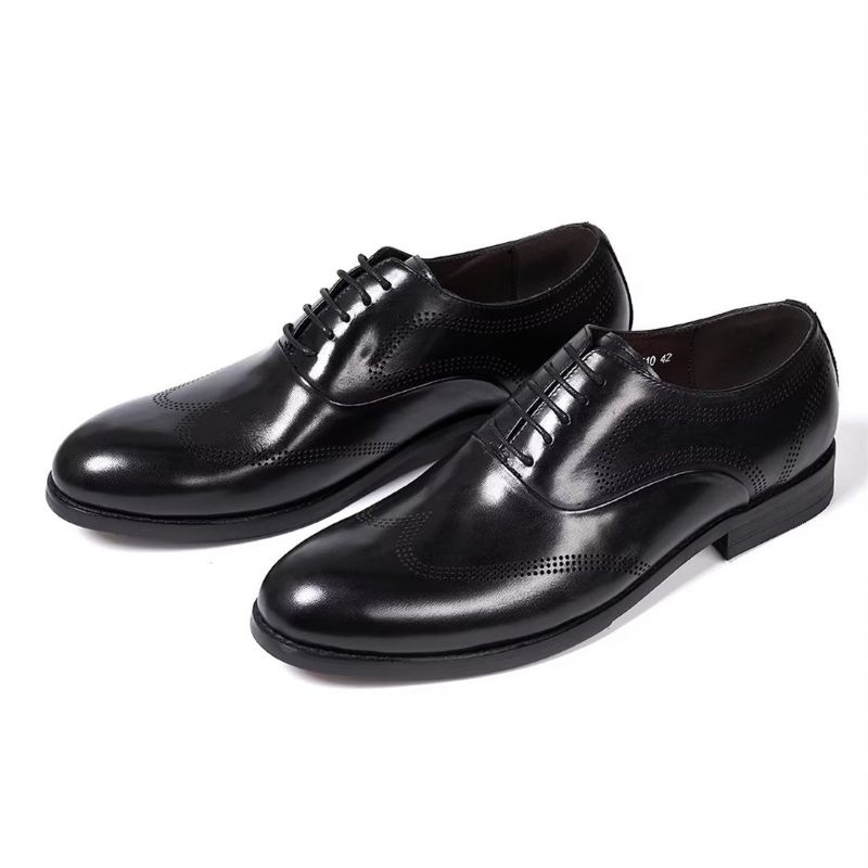 Formelle Herrenschuhe Klassische Elegante Lederschuhe - Schwarz