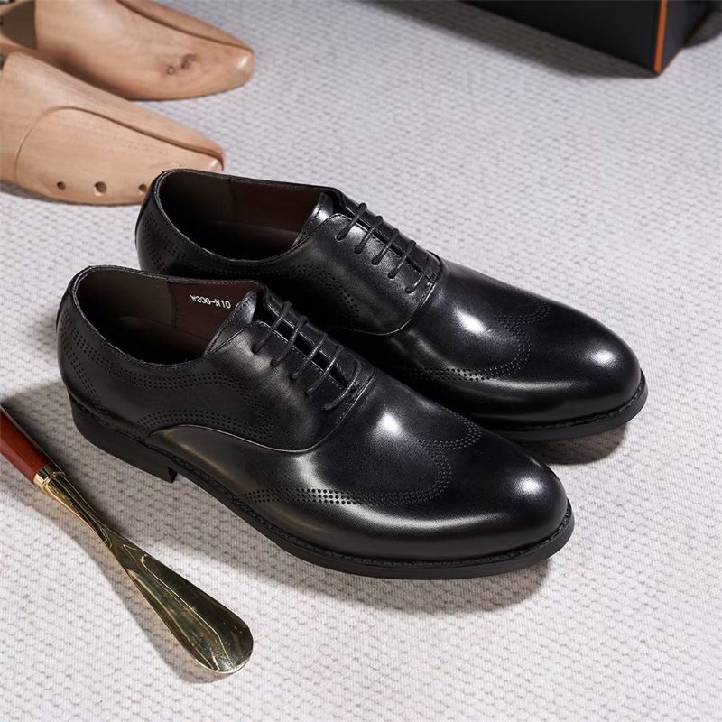 Formelle Herrenschuhe Klassische Elegante Lederschuhe - Schwarz