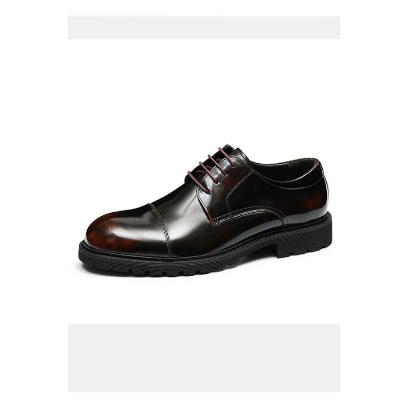 Formelle Herrenschuhe Luxuriöse Business-schuhe Aus Leder - Kaffee