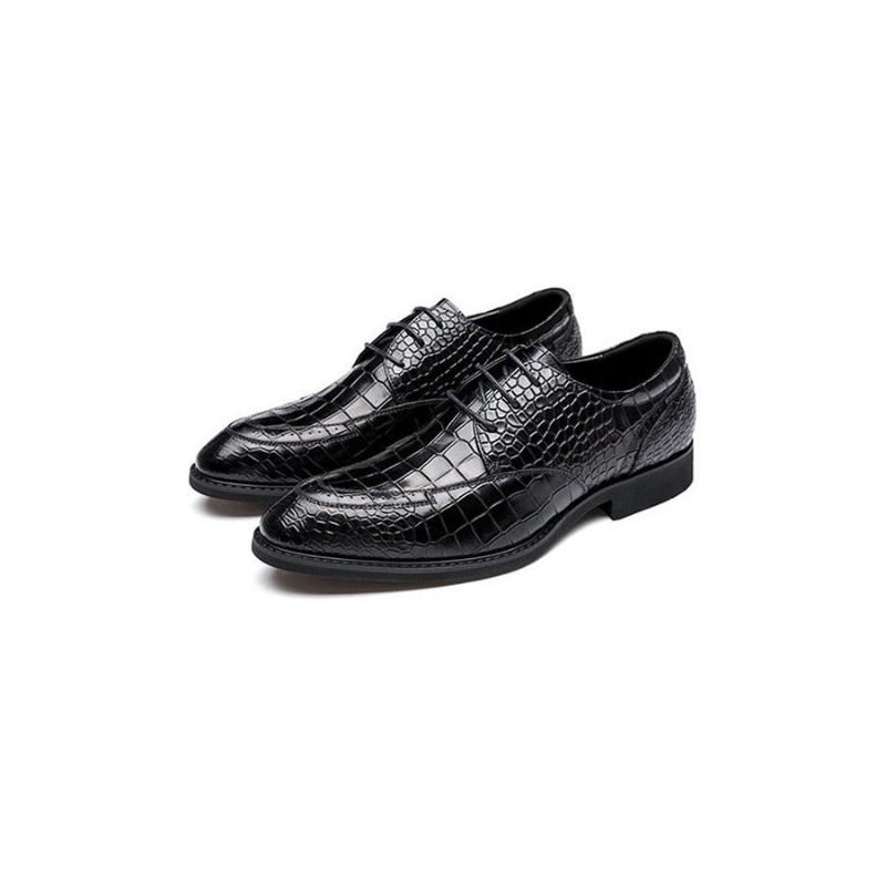 Formelle Herrenschuhe Luxuriöse Crocgloss-klassiker-brogue-kleiderschuhe