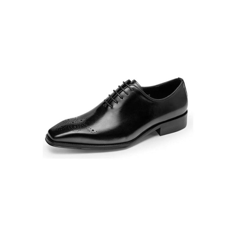 Formelle Herrenschuhe Luxuriöse Elegante Oxford-schuhe Aus Rindsleder