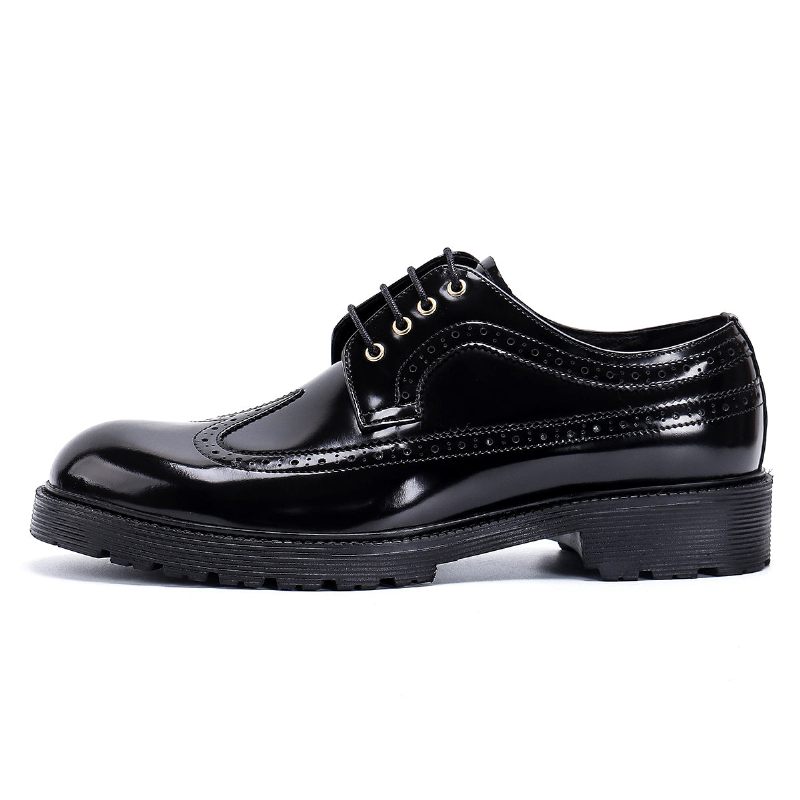 Formelle Herrenschuhe Luxuriöse Oxford-brogue-kleiderschuhe - Schwarz