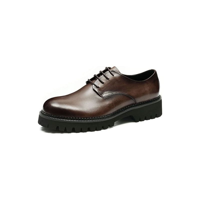 Formelle Herrenschuhe Luxuriöse Schnür-brogue-oxford-schuhe - Kaffee