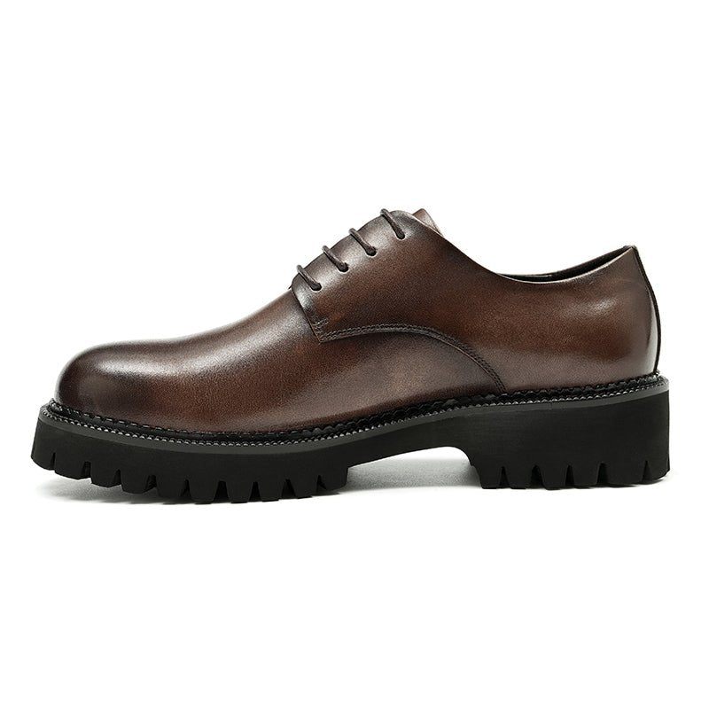 Formelle Herrenschuhe Luxuriöse Schnür-brogue-oxford-schuhe - Kaffee