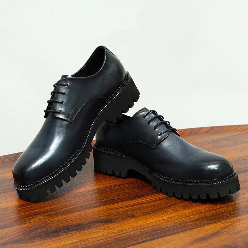 Formelle Herrenschuhe Luxuriöse Schnür-brogue-oxford-schuhe - Schwarz