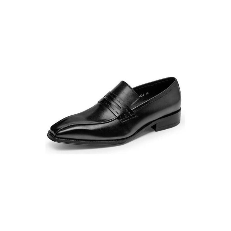 Formelle Herrenschuhe Luxuriöse Slip-on-schuhe Aus Rindsleder