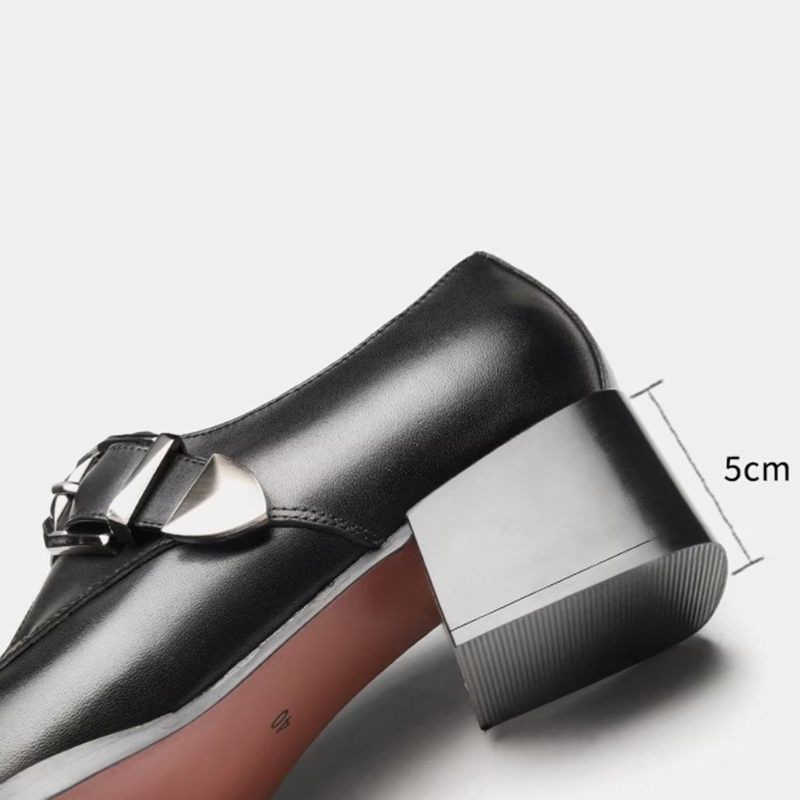 Formelle Herrenschuhe Luxuriöse Spitze Zehen-monkstrap-kleiderschuhe - Schwarz