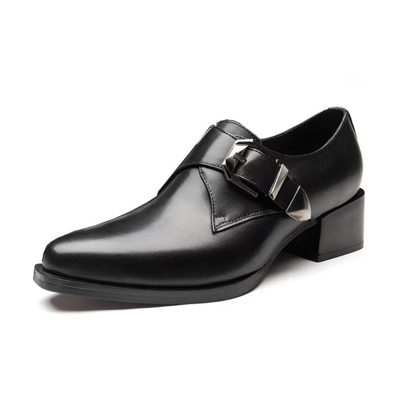 Formelle Herrenschuhe Luxuriöse Spitze Zehen-monkstrap-kleiderschuhe - Schwarz