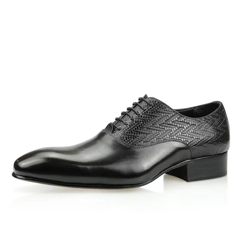 Formelle Herrenschuhe Modische Brogue-hochzeits-oxford-lederschuhe - Schwarz