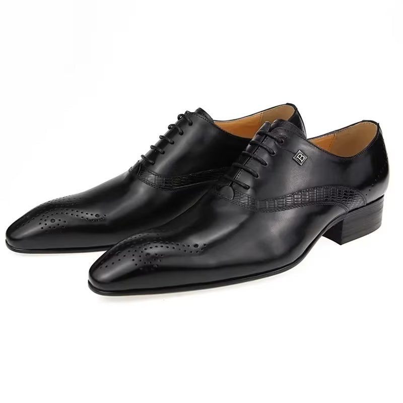 Formelle Herrenschuhe Modische Hochzeits-brogues - Schwarz