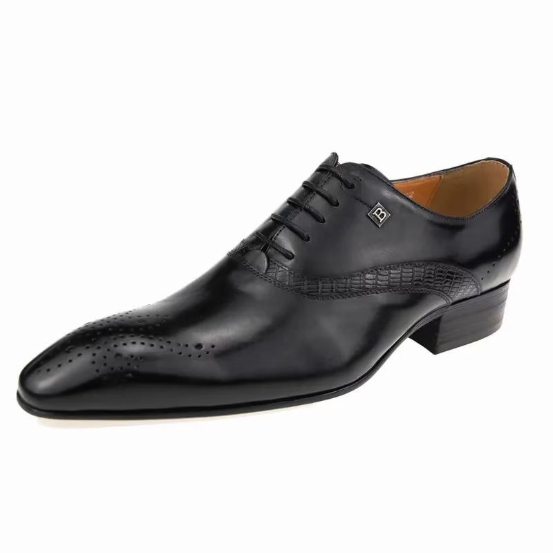 Formelle Herrenschuhe Modische Hochzeits-brogues - Schwarz