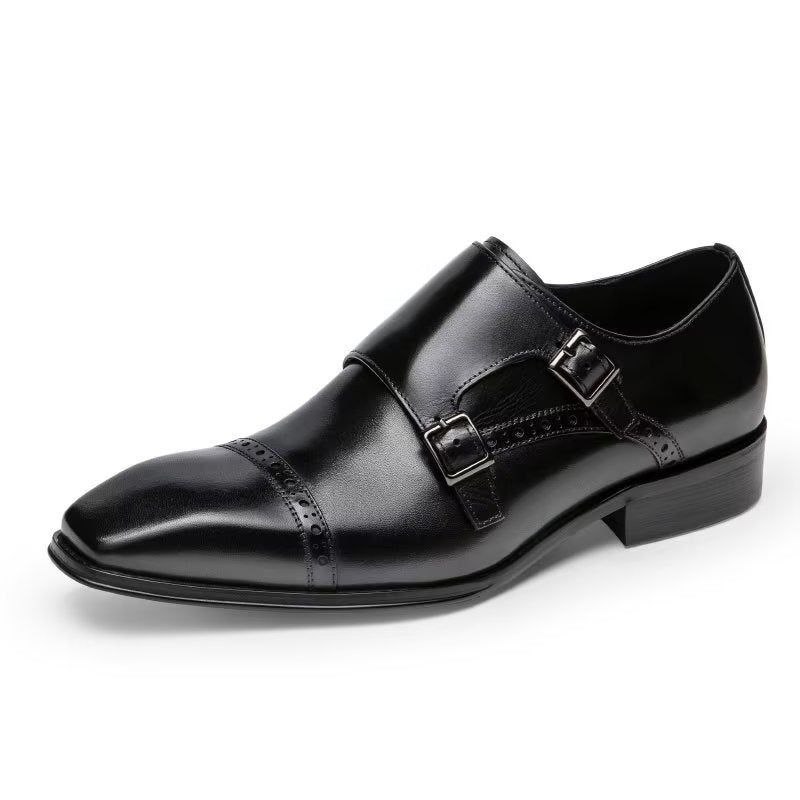 Formelle Herrenschuhe Monkstraps-kleiderschuhe - Schwarz