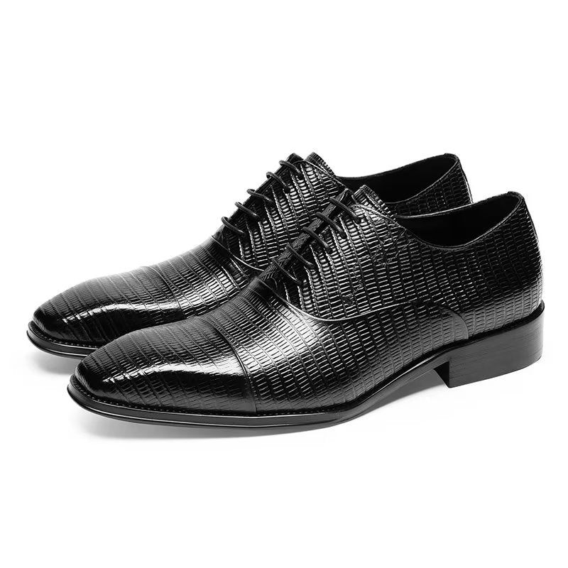 Formelle Herrenschuhe Opulent Exotica Oxford-schuhe - Schwarz