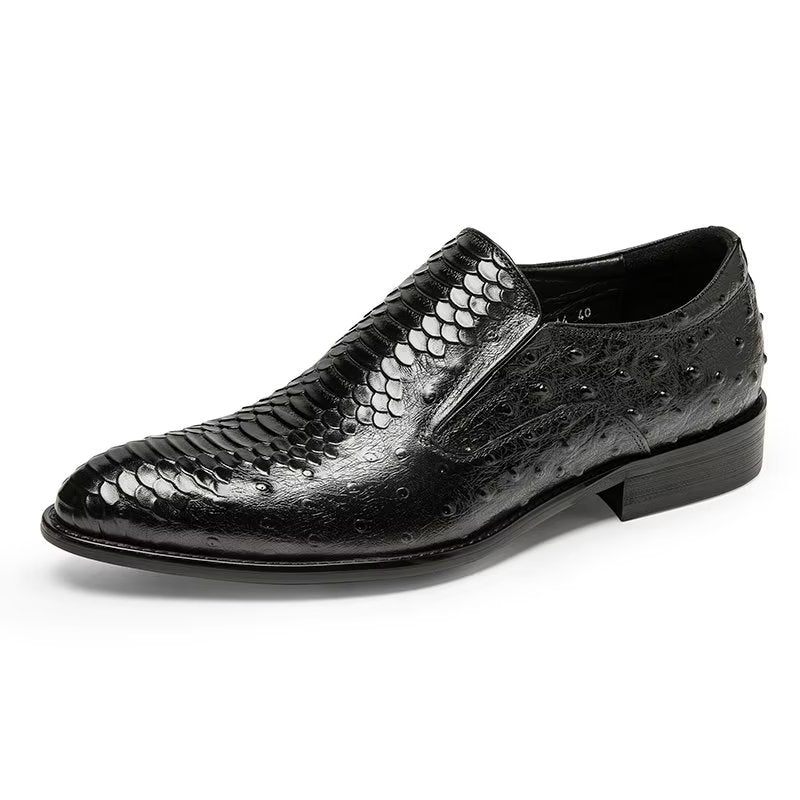 Formelle Herrenschuhe Opulente Croctex-slip-on-schuhe - Schwarz