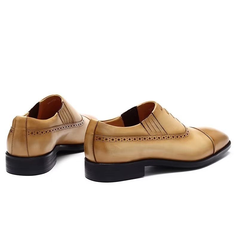 Formelle Herrenschuhe Oxford-schnür-freizeitschuhe - Braun