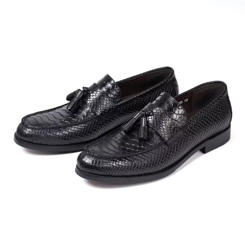 Formelle Herrenschuhe Polierte Executive-slip-on-schuhe - Schwarz