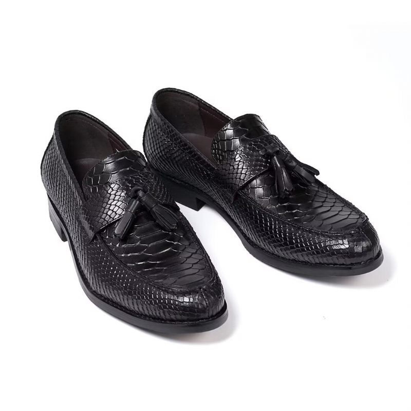 Formelle Herrenschuhe Polierte Executive-slip-on-schuhe - Schwarz