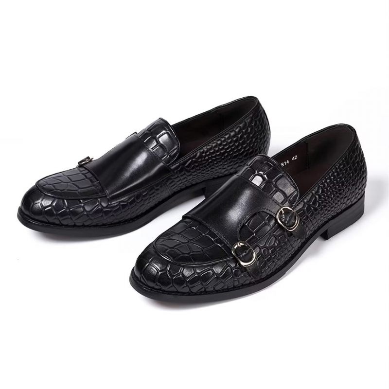 Formelle Herrenschuhe Raffinierte Eleganz Slip-on-loafer - Schwarz