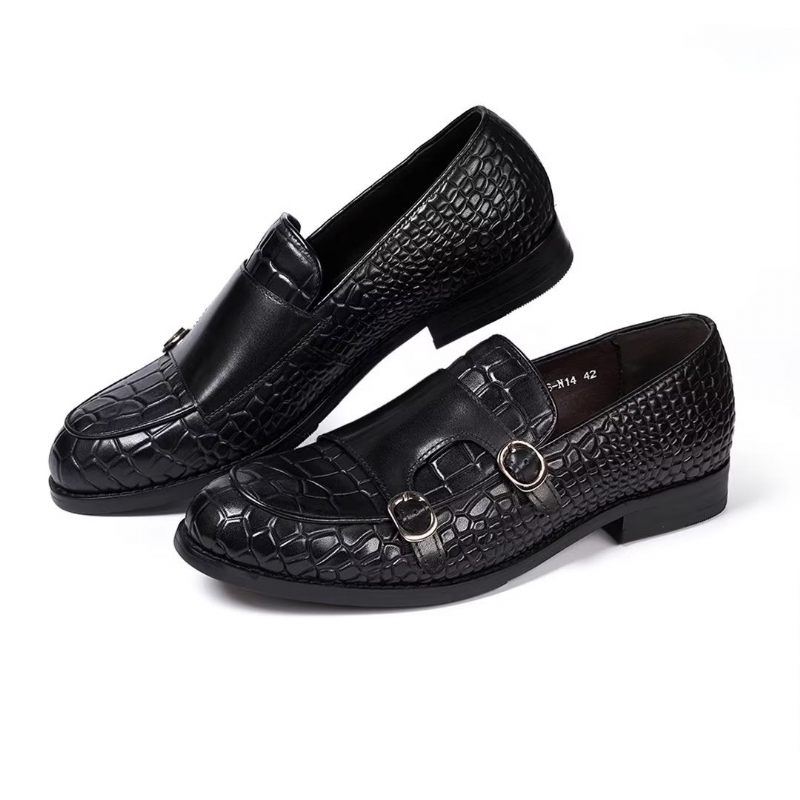 Formelle Herrenschuhe Raffinierte Eleganz Slip-on-loafer - Schwarz