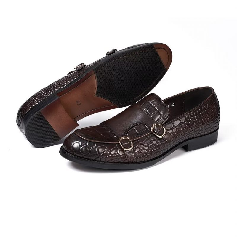 Formelle Herrenschuhe Raffinierte Eleganz Slip-on-loafer - Kaffee