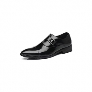 Formelle Herrenschuhe Raffinierte Eleganz Spitze Zehenpartie Monkstrap-kleiderschuhe