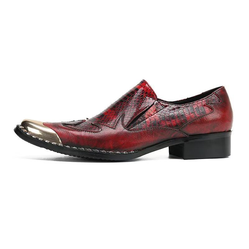 Formelle Herrenschuhe Slip-on-schuhe - Rot