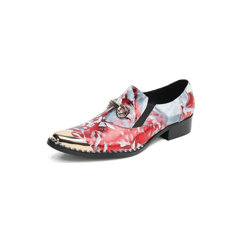 Formelle Herrenschuhe Slip-on-schuhe Aus Echtem Leder - Exotisch