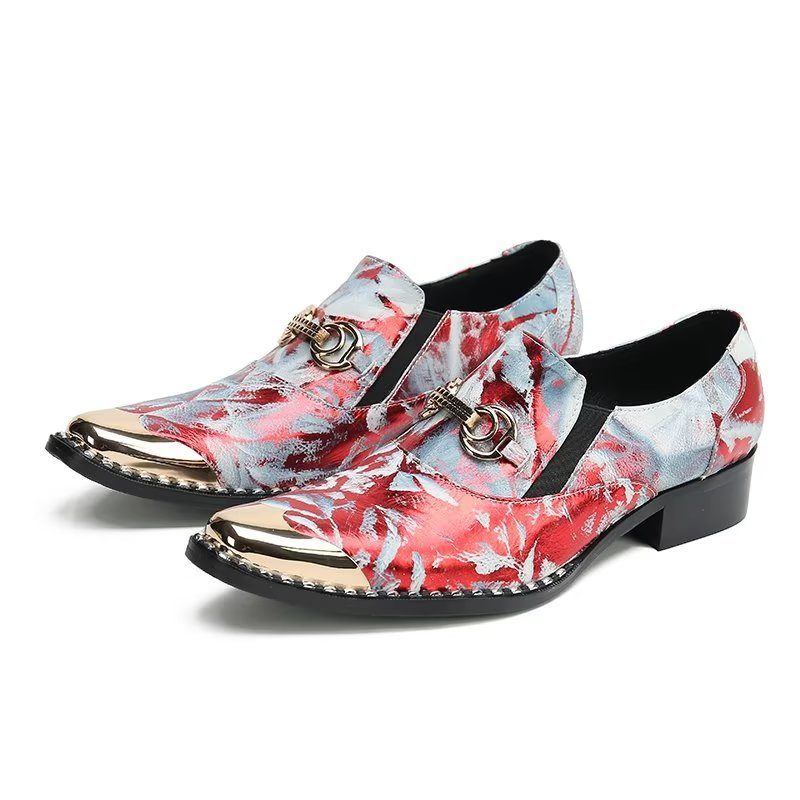 Formelle Herrenschuhe Slip-on-schuhe Aus Echtem Leder - Exotisch