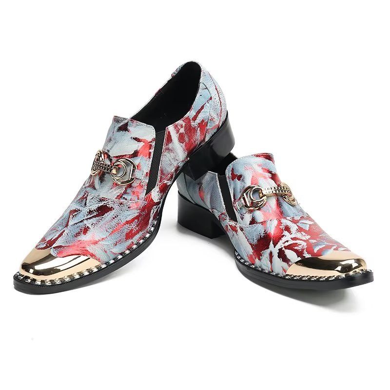 Formelle Herrenschuhe Slip-on-schuhe Aus Echtem Leder - Exotisch