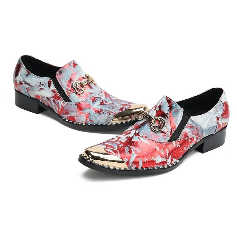 Formelle Herrenschuhe Slip-on-schuhe Aus Echtem Leder - Exotisch