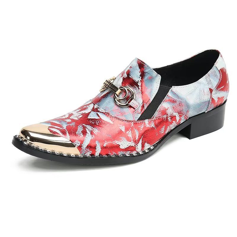 Formelle Herrenschuhe Slip-on-schuhe Aus Echtem Leder - Exotisch