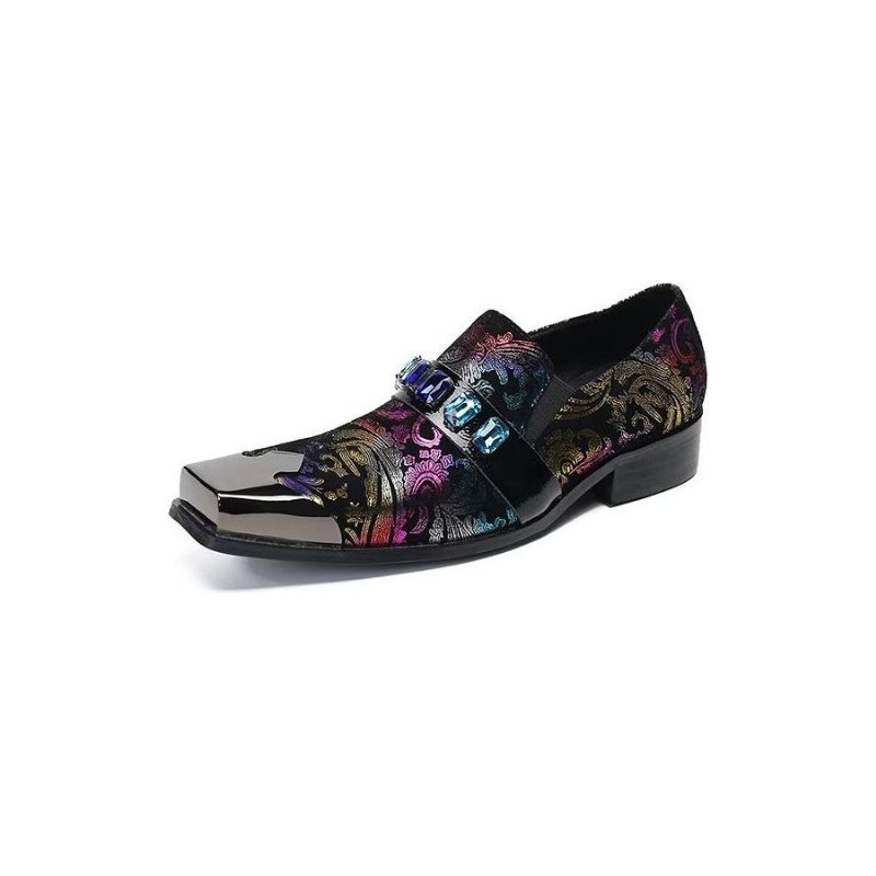 Formelle Herrenschuhe Slip-on-schuhe Aus Exotischem Leder