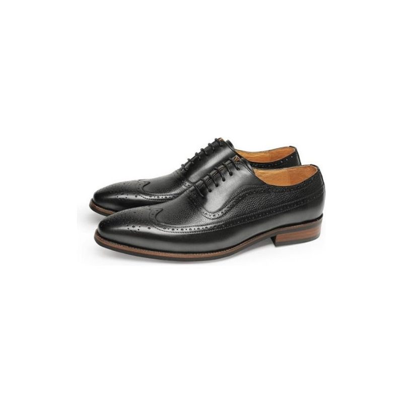 Formelle Herrenschuhe Spitze Schnür-brogues - Schwarz