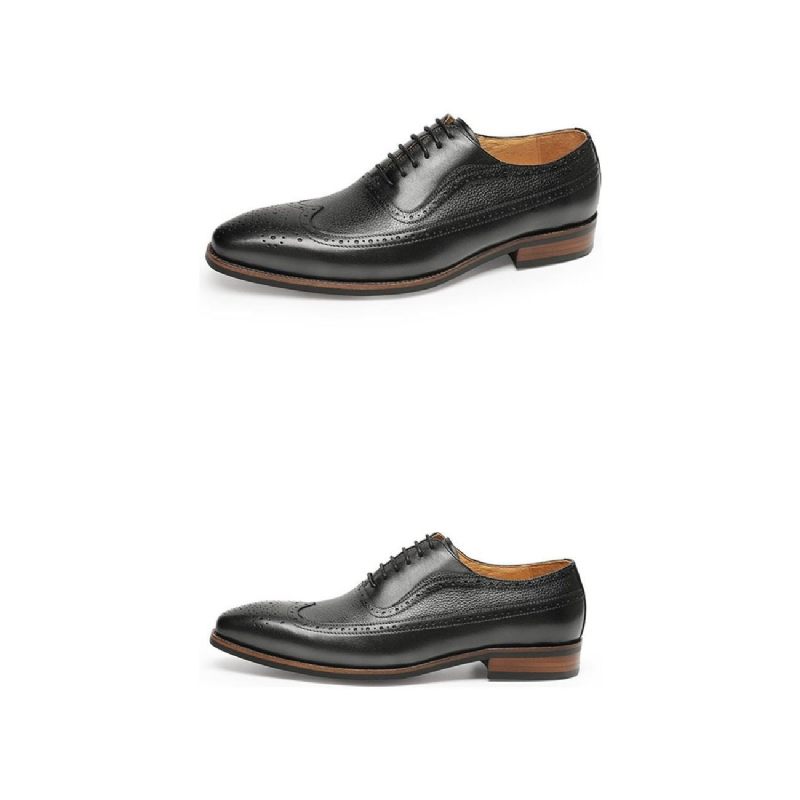 Formelle Herrenschuhe Spitze Schnür-brogues - Schwarz