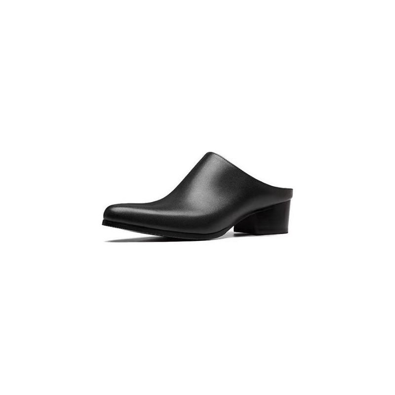 Formelle Herrenschuhe Spitze Zehenpartie Slip-on-kleiderschuhe