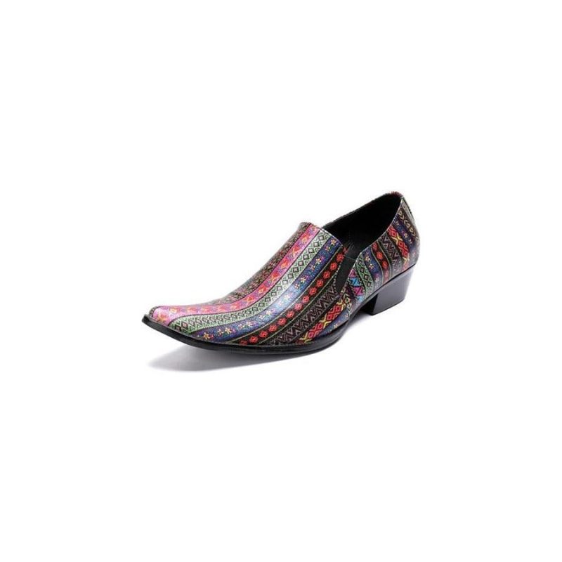 Formelle Herrenschuhe Spitzer Zehenbereich Slip-on-oxford-schuhe