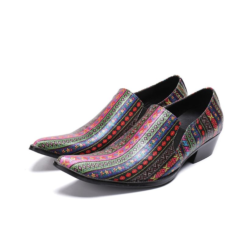 Formelle Herrenschuhe Spitzer Zehenbereich Slip-on-oxford-schuhe - Exotisch