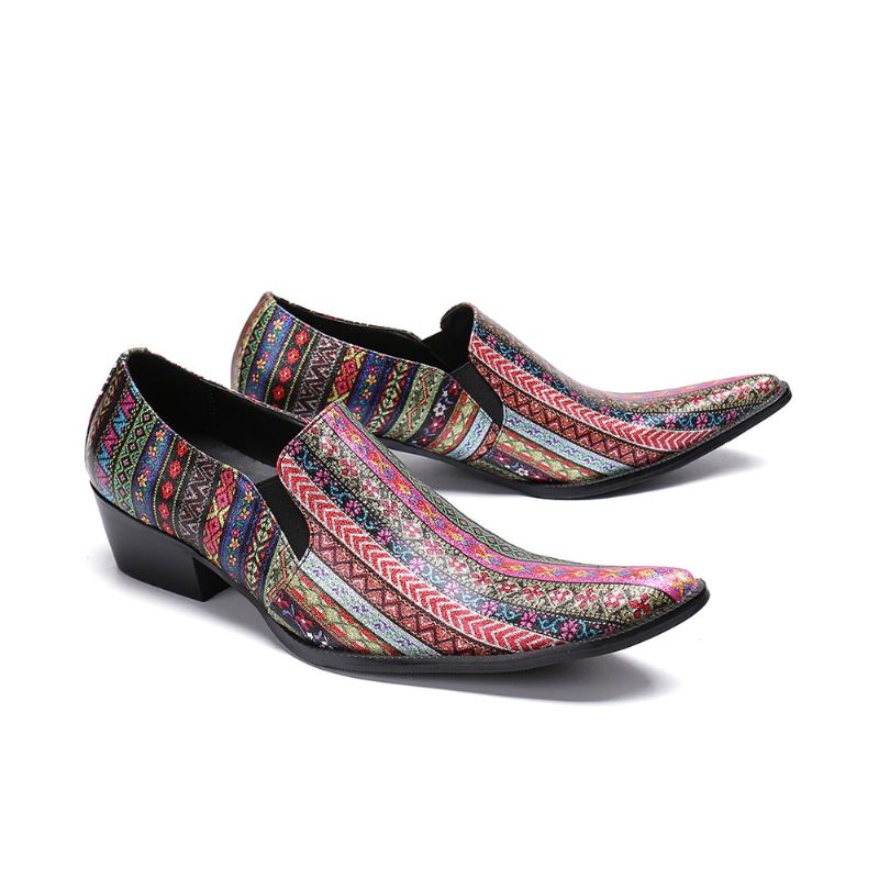 Formelle Herrenschuhe Spitzer Zehenbereich Slip-on-oxford-schuhe - Exotisch