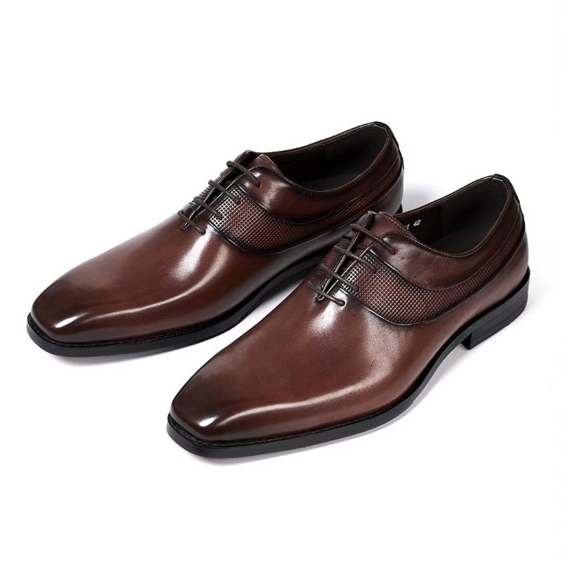 Herren-formelle Schuhe Luxus-business-kleiderklammern - Braun