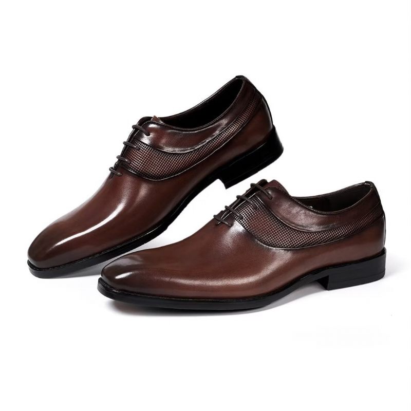 Herren-formelle Schuhe Luxus-business-kleiderklammern - Braun