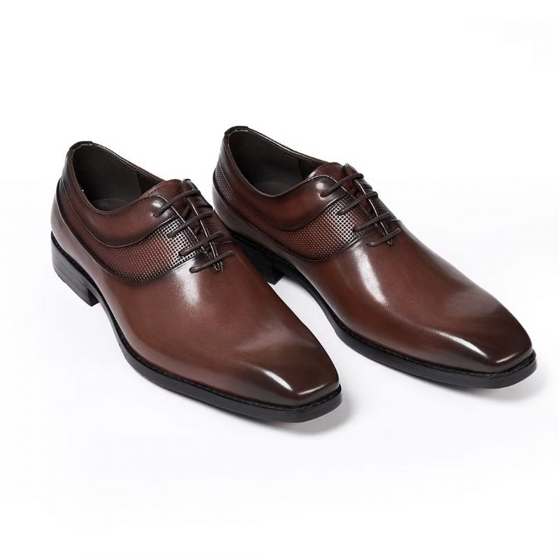 Herren-formelle Schuhe Luxus-business-kleiderklammern - Braun