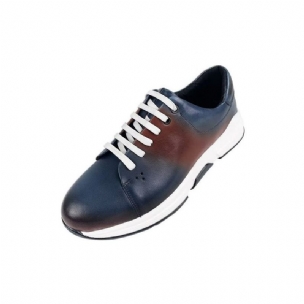 Herren-freizeitschuhe Elegante Leder-schnür-oxford-freizeitschuhe