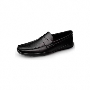 Herren-freizeitschuhe Elegante Pu-slip-on-loafer Mit Metallmode