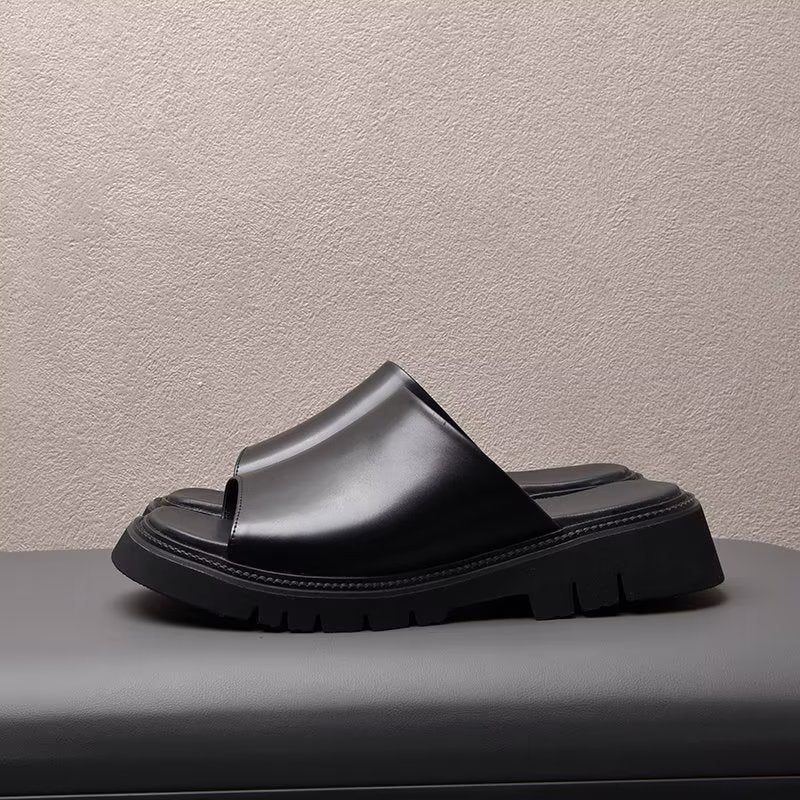 Herren-freizeitschuhe Elegante Slip-ons - Schwarz